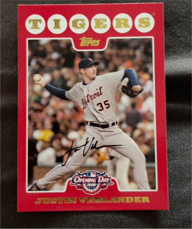 2008 Topps Opening Day #149 Justin Verlander — front