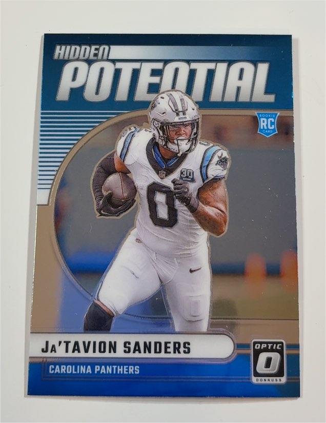 2024 Panini Donruss Optic #9 Ja'Tavion Sanders Hidden Potential — front