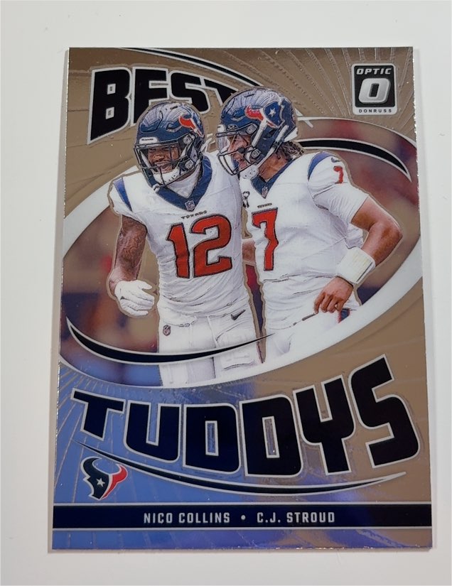 2024 Donruss Optic #4 Nico Collins & C.J. Stroud Best Tuddys — front