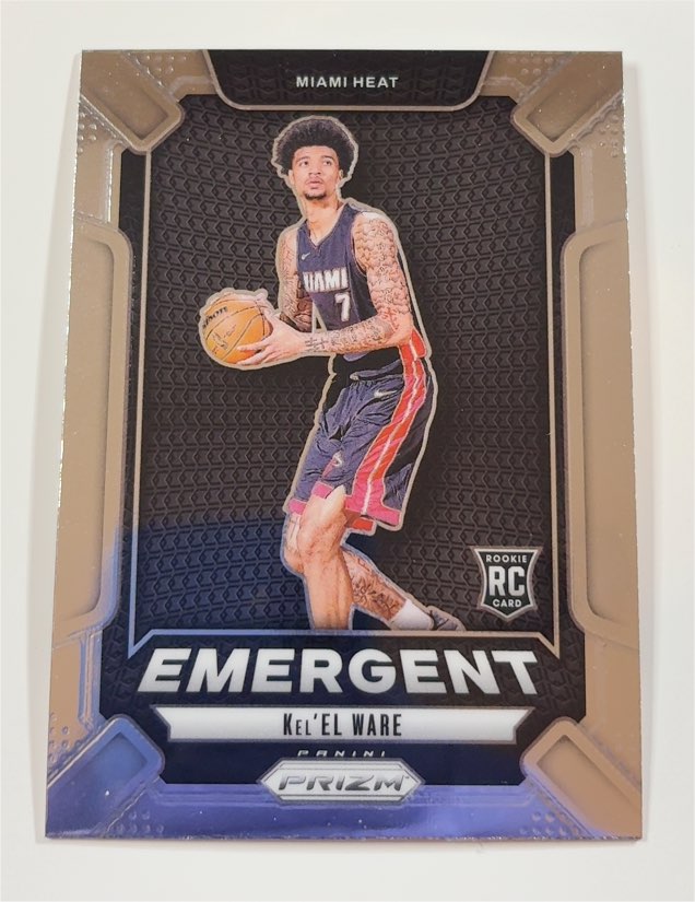 2024-25 Panini Prizm #2 Kel'El Ware Emergent Rookie — front