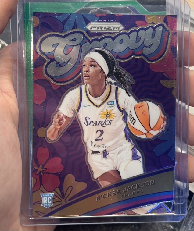 2024 Panini Prizm WNBA Groovy #14 Rickea Jackson — front