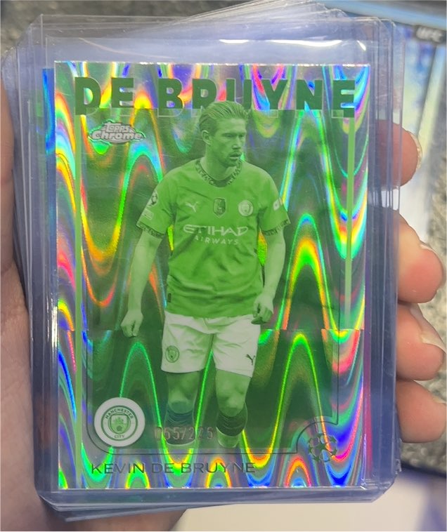 2024-25 Topps Chrome UEFA Club Comp #17 Kevin De Bruyne — front