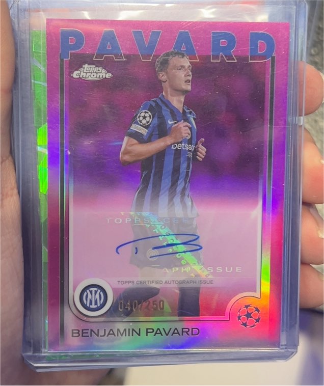 2024 Topps Chrome UEFA #040 Benjamin Pavard — front