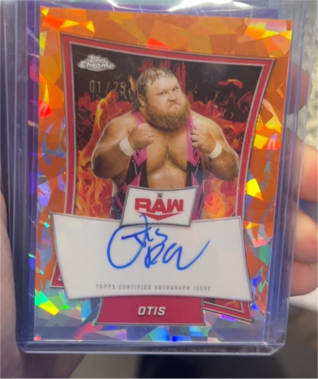 2025 Topps Chrome WWE RAW #RBA-OTI Otis — front