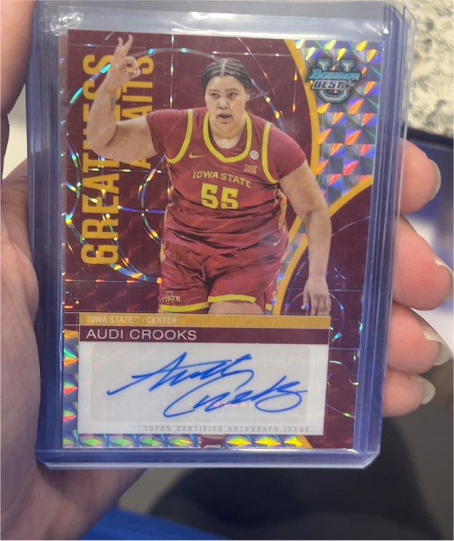 2024-25 Bowman Best Greatness Awaits #Audi Crooks — front