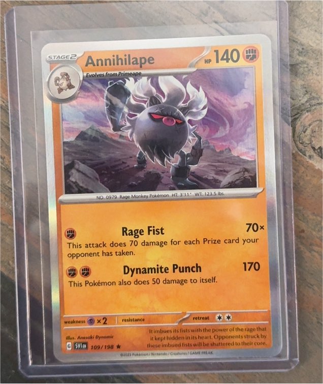 2023 Pokémon Scarlet & Violet #109 Annihilape — front