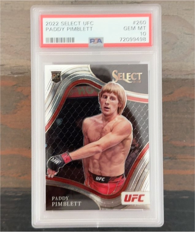 2022 Panini Select UFC #260 Paddy Pimblett — front