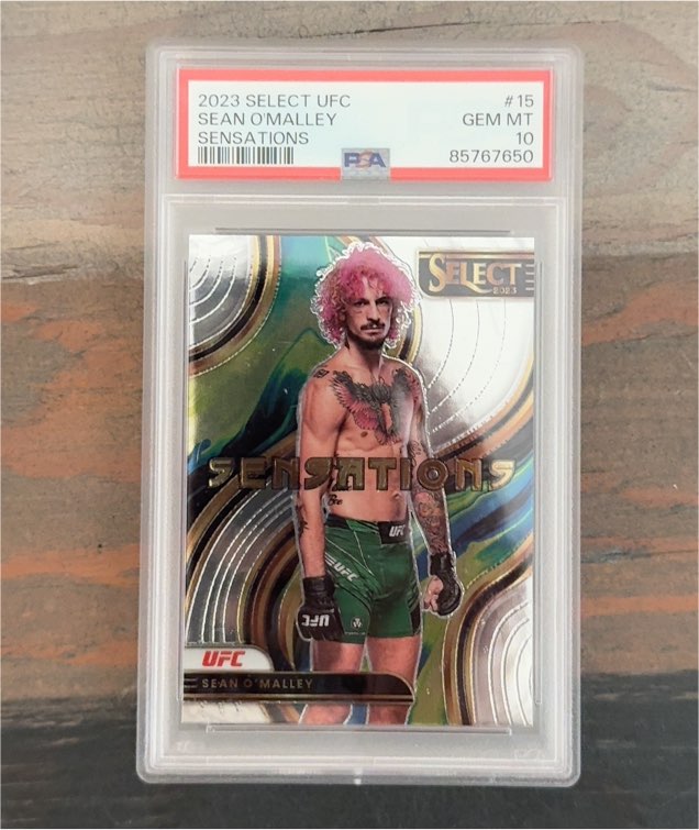 2023 Panini Select UFC #15 Sean O'Malley Sensations — front