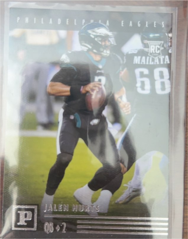 2020 Panini Chronicles #PA-5 Jalen Hurts — front