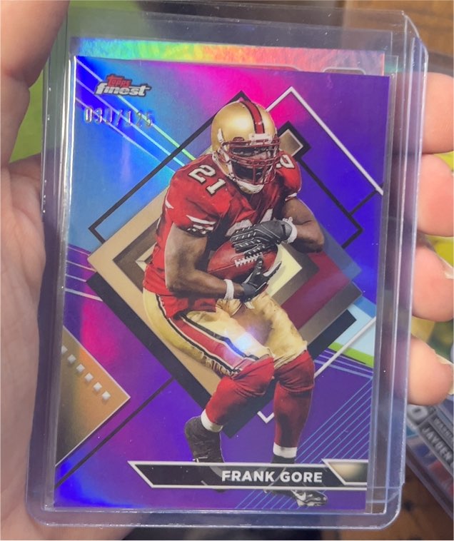 2023 Topps Composite Finest #239 Frank Gore — front