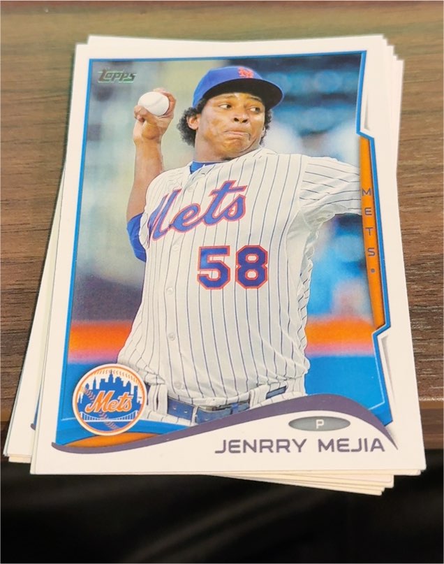 2014 Topps #58 Jenrry Mejia — front