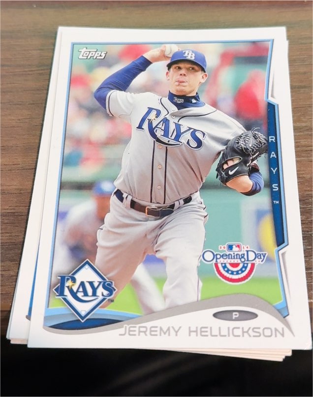 2014 Topps #202 Jeremy Hellickson — front