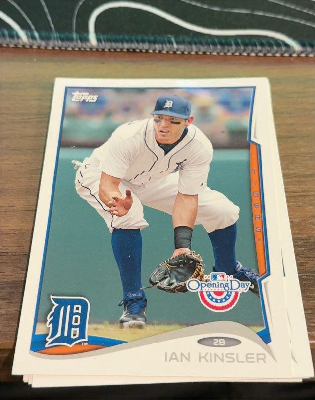 2014 Topps Opening Day #185 Ian Kinsler — front