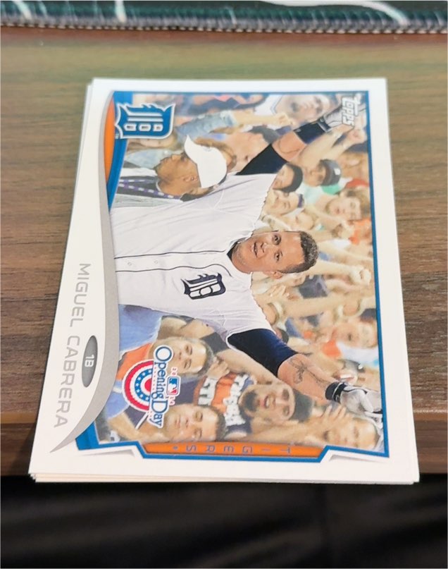 2014 Topps #250 Miguel Cabrera — front