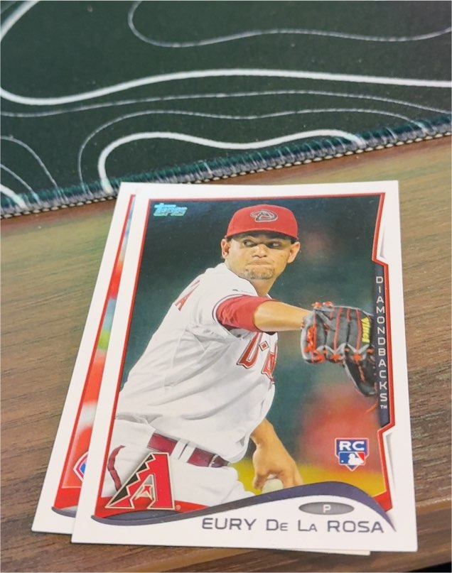 2014 Topps #456 Eury De La Rosa — front