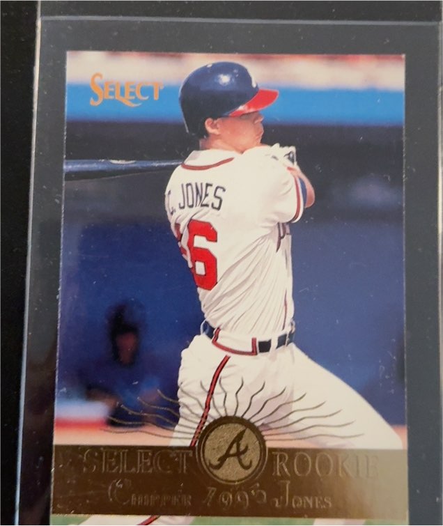 1995 Pinnacle Select #173 Chipper Jones — front