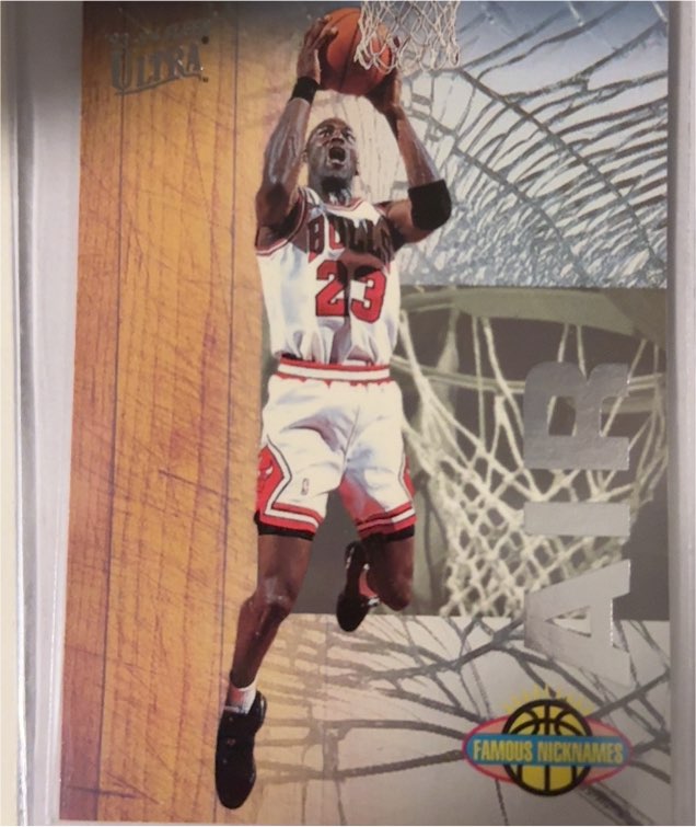 1993 Fleer Ultra Famous Nicknames #7 Michael Jordan — front