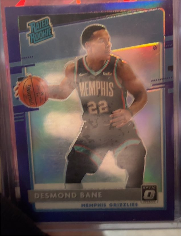 2020-21 Donruss Optic #180 Desmond Bane Rated Rookie — front