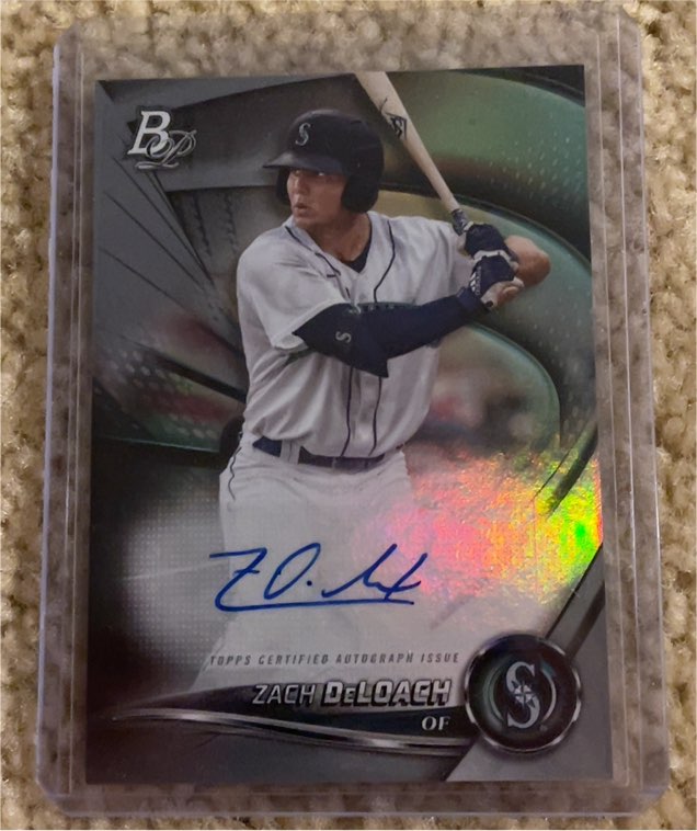 2022 Bowman Platinum #TOP-41 Zach DeLoach — front