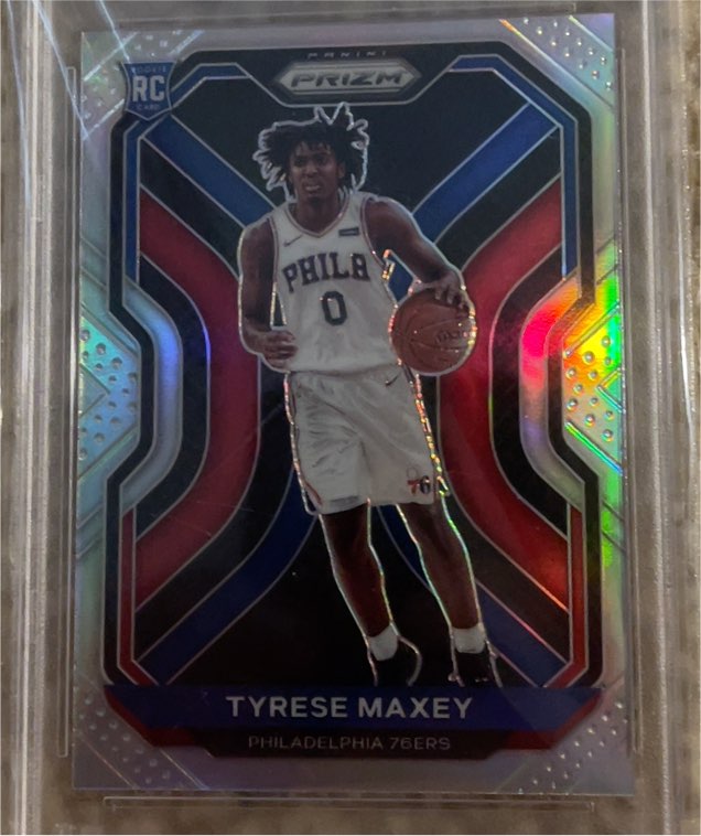 2020-21 Panini Prizm #256 Tyrese Maxey — front