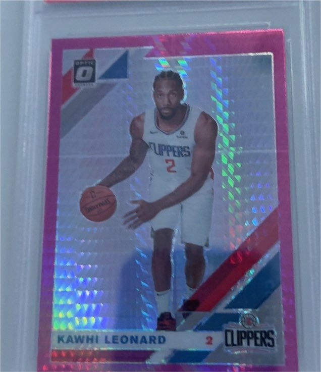 2019-20 Panini Donruss Optic #30 Kawhi Leonard — front