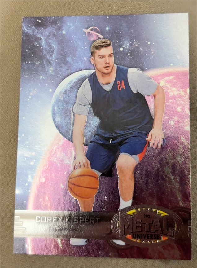 2021 Skybox Metal Universe Champions #RB-41 Corey Kispert — front