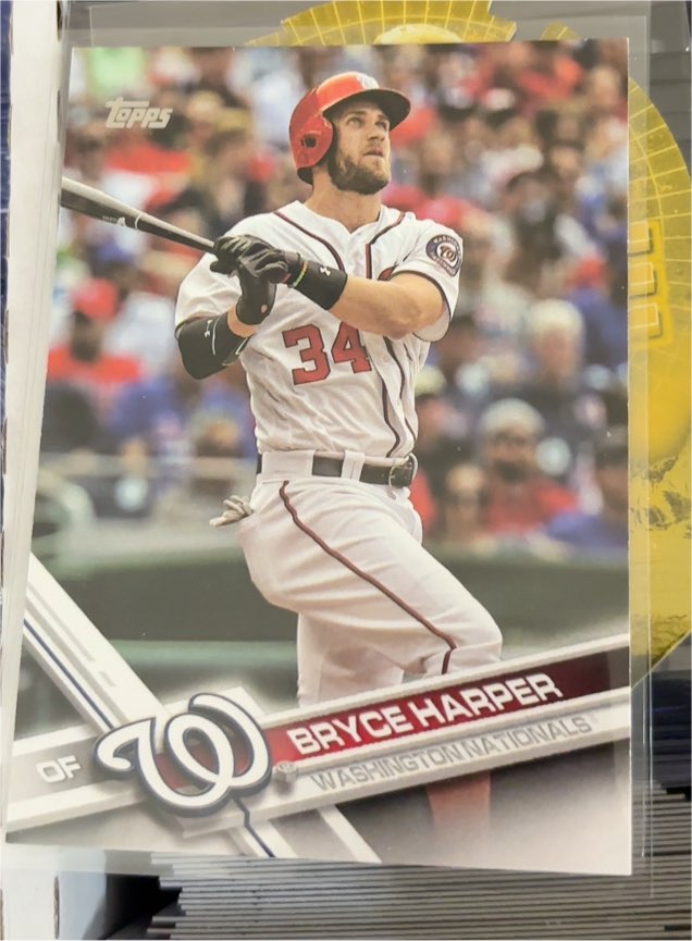 2017 Topps #34 Bryce Harper — front