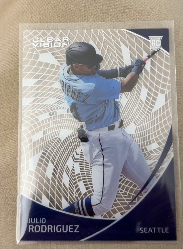 2022 Panini Chronicles Clear Vision #9 Julio Rodriguez — front