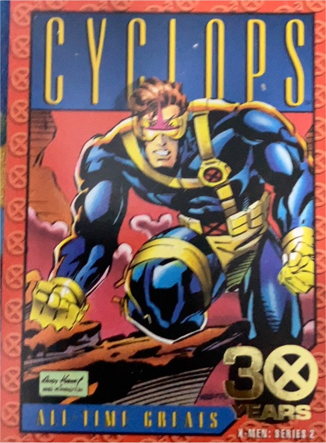 1993 SkyBox X-Men Series 2 #10 Cyclops — front