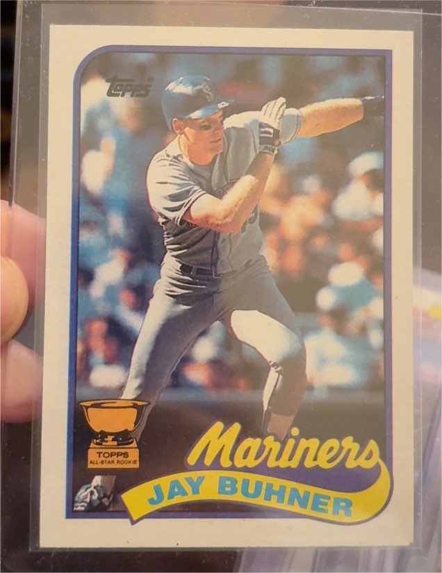 1989 Topps #223 Jay Buhner — front