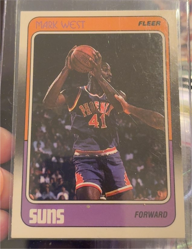 1988-89 Fleer #91 Mark West — front