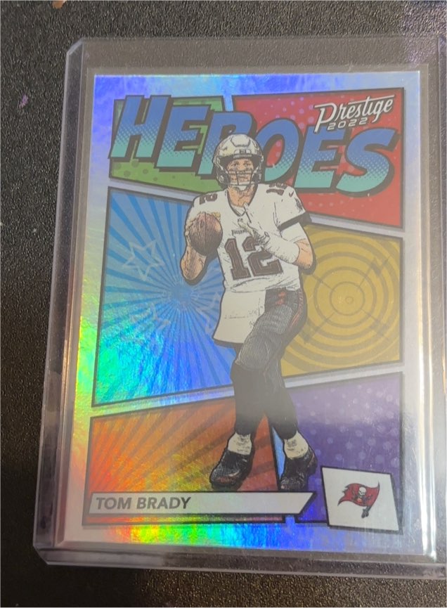 2022 Panini Prestige Heroes #H-15 Tom Brady — front