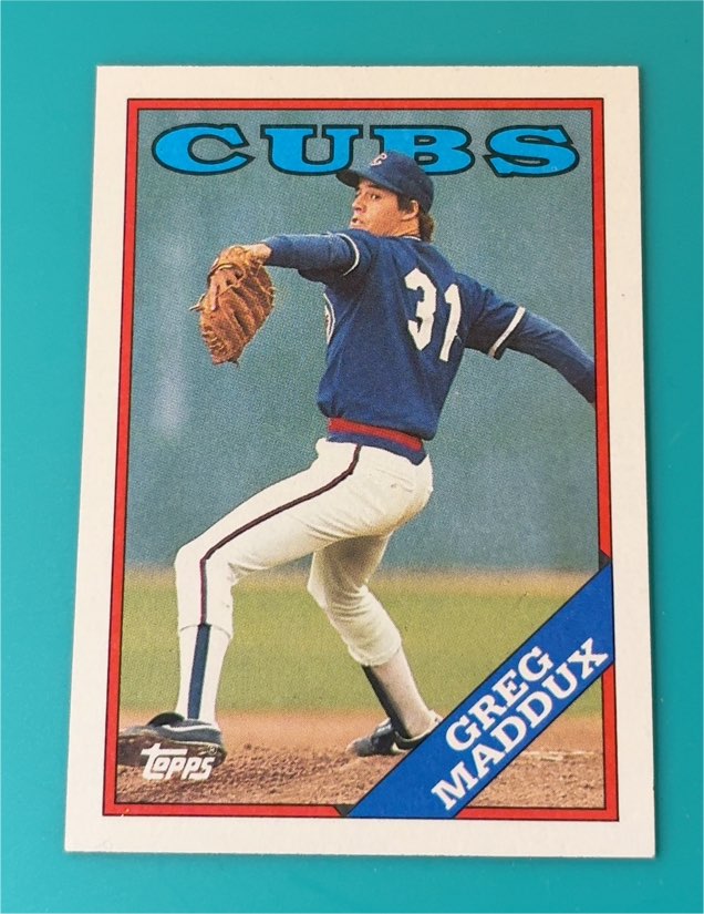 1988 Topps #361 Greg Maddux — front