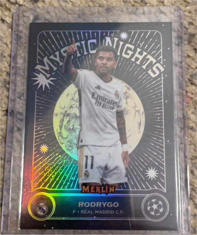 2023-24 Topps Merlin Mystic Nights #MN-5 Rodrygo — front