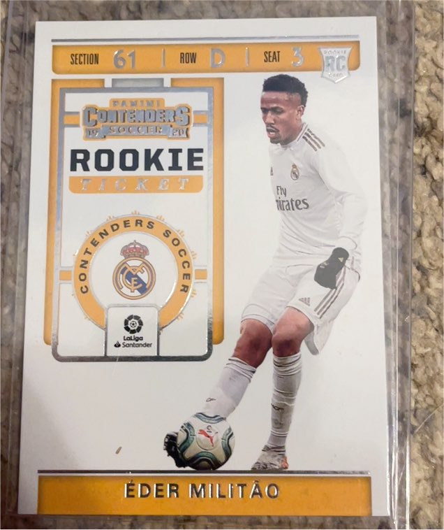 2019-20 Panini Chronicles Contenders Rookie Ticket #RT-6 Éder Militão — front