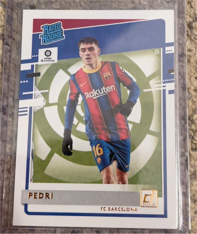 2020-21 Panini Chronicles Donruss Rated Rookie #8 Pedri — front