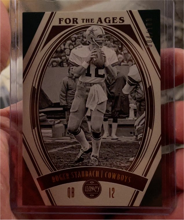 2021 Panini Legacy For the Ages #FTA-11 Roger Staubach — front