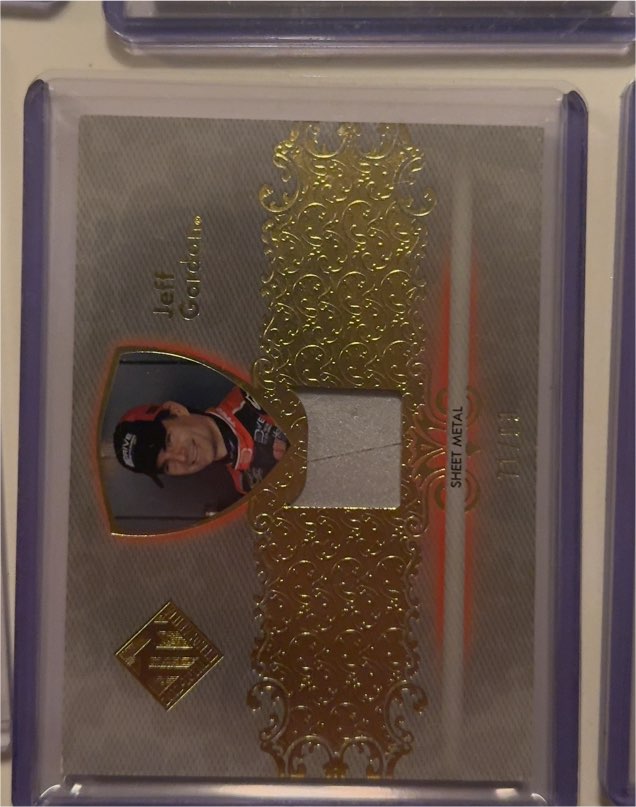 2012 Press Pass Total Memorabilia #TM-JG Jeff Gordon Sheet Metal — front