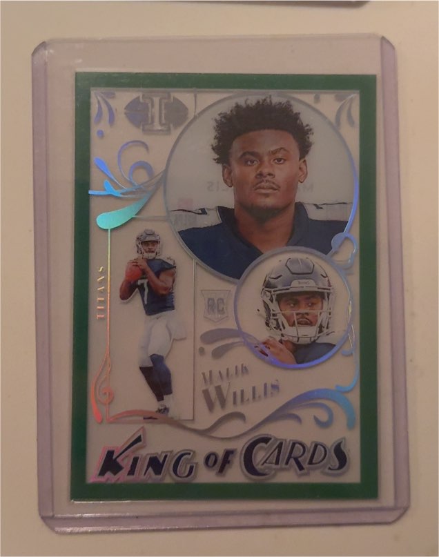 2022 Panini Illusions #KC-18 Malik Willis King of Cards Rookie — front