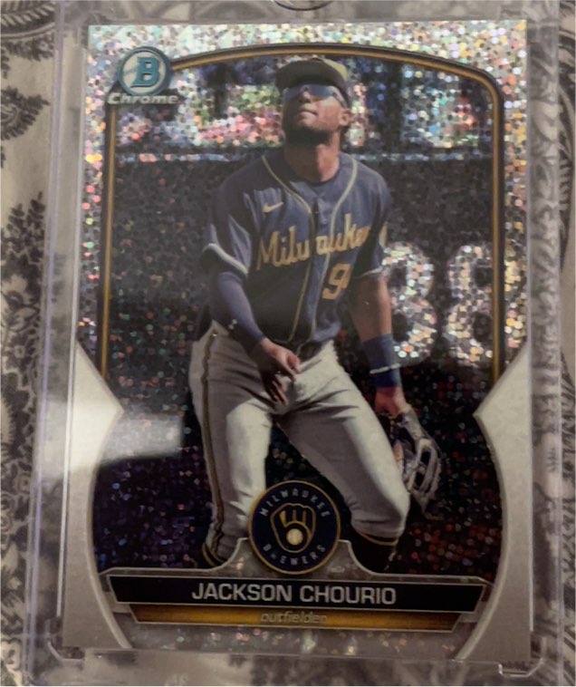 2023 Bowman Chrome #BCP-246 Jackson Chourio — front