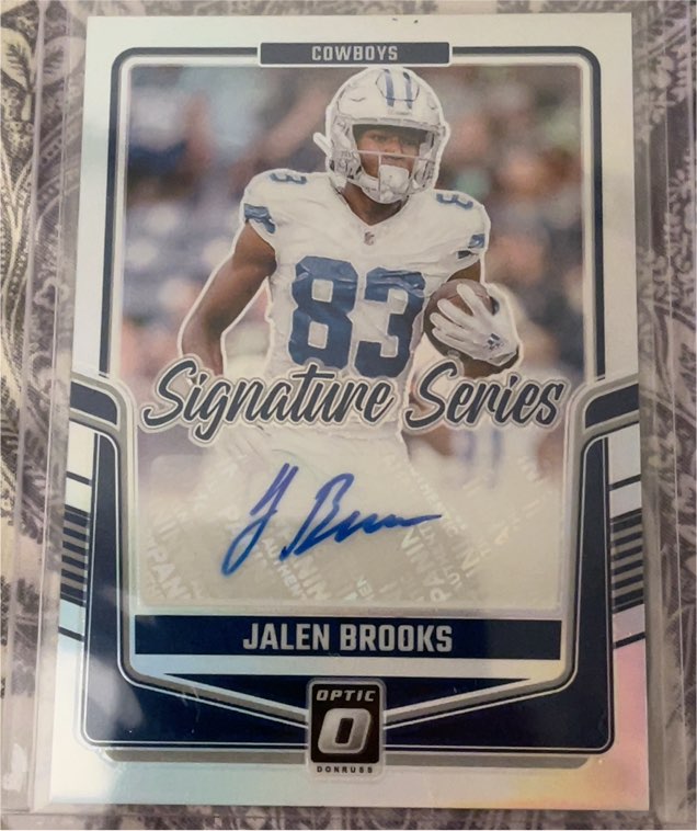 2024 Panini Donruss Optic Signature Series #SSH-JBS Jalen Brooks — front