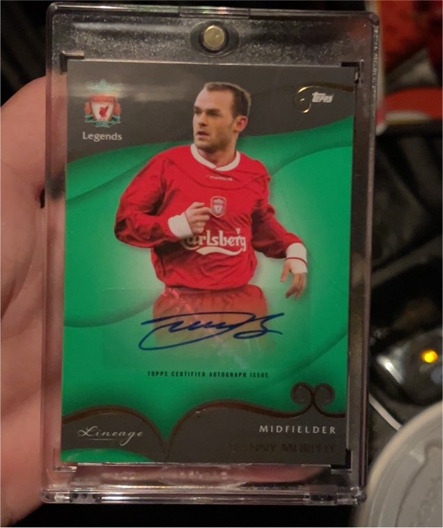2022-23 Topps Liverpool Lineage #AU-DM Danny Murphy Auto — front