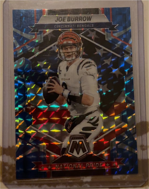 2023 Panini Mosaic Football #254 Joe Burrow National Pride — front