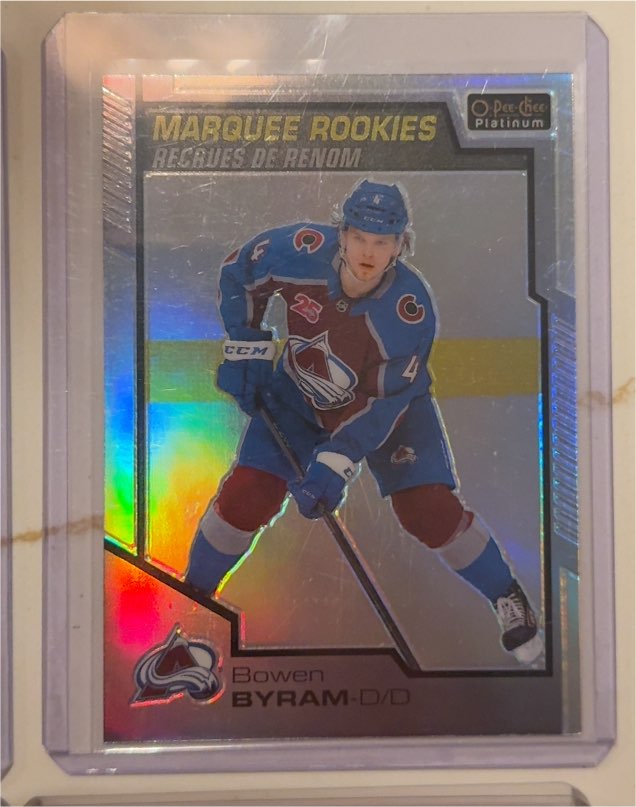2020-21 O-Pee-Chee Platinum #152 Bowen Byram — front
