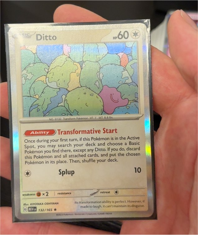 2023 Pokémon Scarlet & Violet 151 #132 Ditto — front