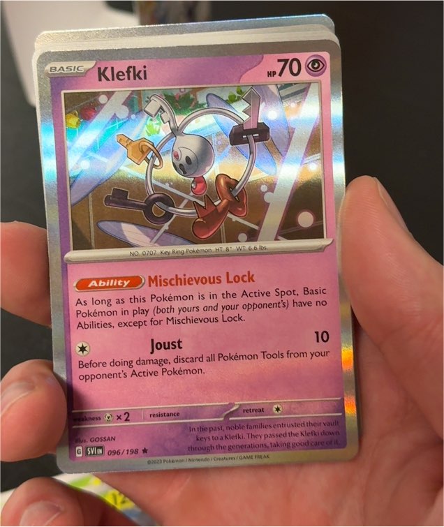 2023 Pokémon Scarlet & Violet #096 Klefki — front