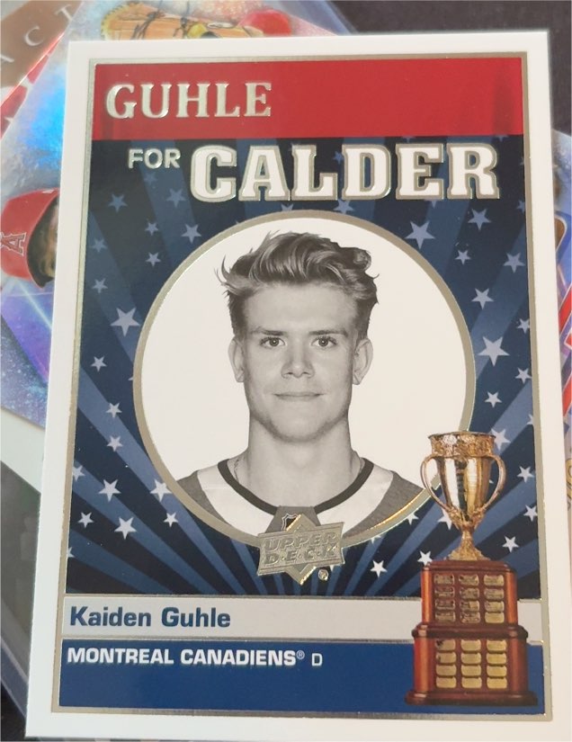 2022-23 Upper Deck Series 2 #CC-5 Kaiden Guhle For Calder — front