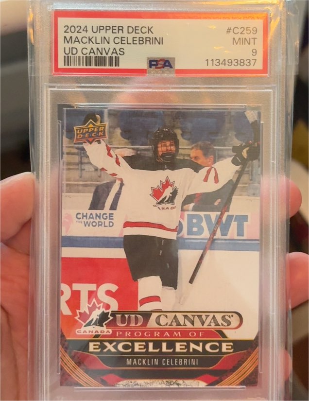 2024 Upper Deck #C259 Macklin Celebrini — front