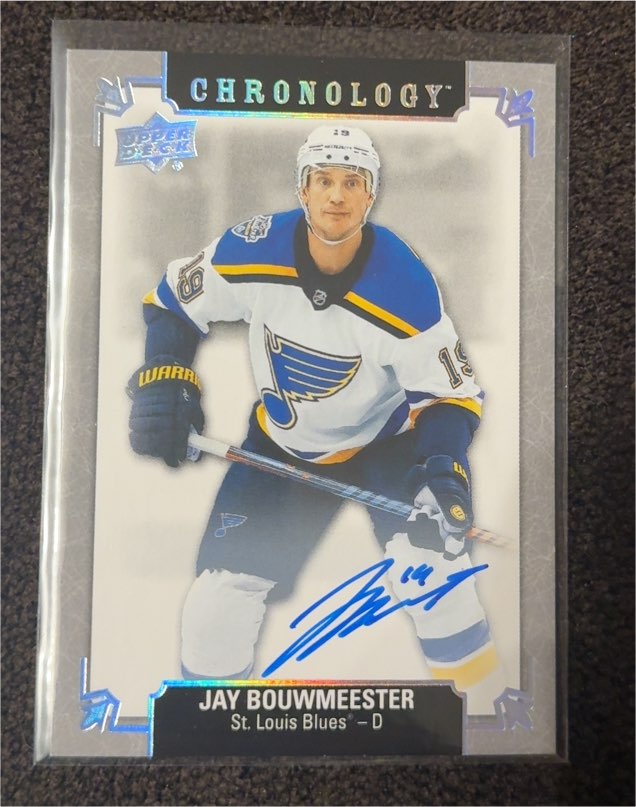 2019-20 Upper Deck Chronology #FH-BUSR Jay Bouwmeester — front