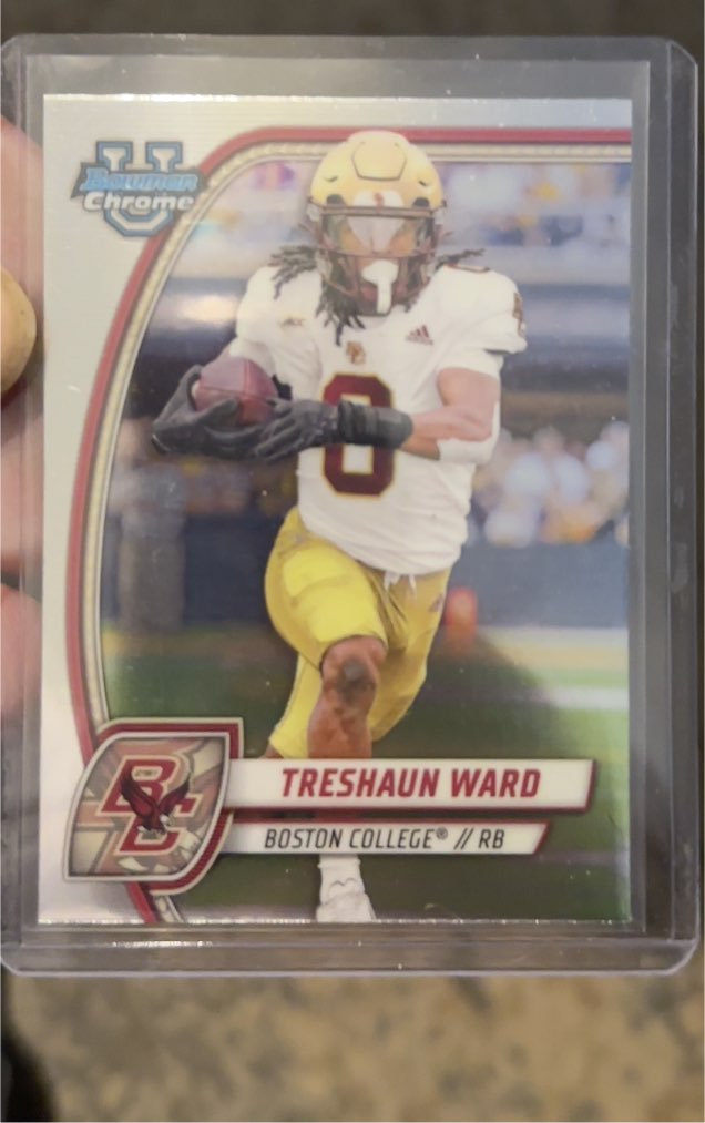 2024 Bowman Chrome University #176 Treshaun Ward — front
